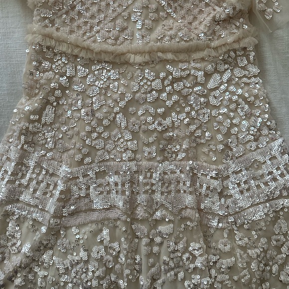 Needle and thread Aurora dress in champagne - Picture 10 of 15